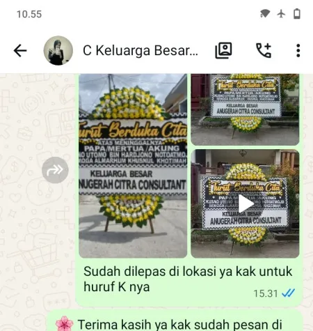 Pengiriman Papan Bunga Duka Ambarawa