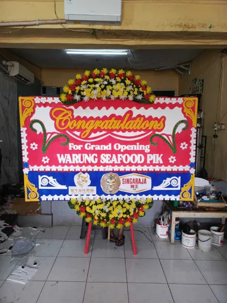 Papan Bunga Ucapan Selamat Ambarawa